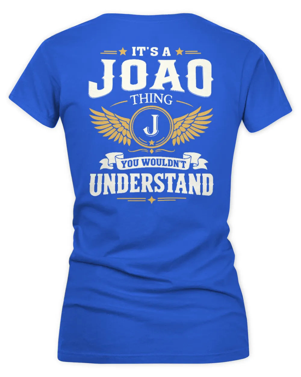 JOAO KT06-M008 It’s a [NAME] Thing – You Wouldn’t Understand | Personalized Vintage T-Shirt - Women's V-Neck T-Shirt - Royal