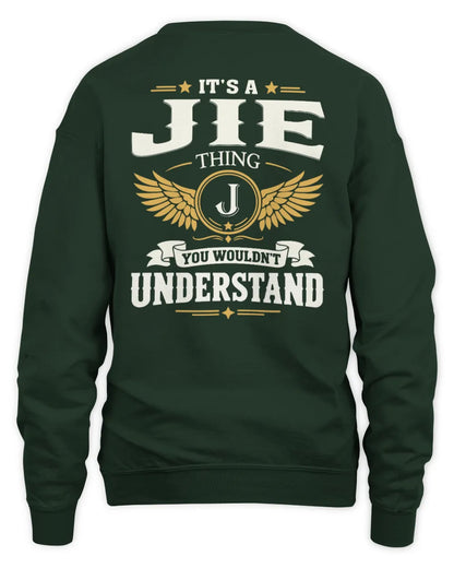 JIE KT06-M008 It’s a [NAME] Thing – You Wouldn’t Understand | Personalized Vintage T-Shirt - Unisex Sweatshirt - Forest Green