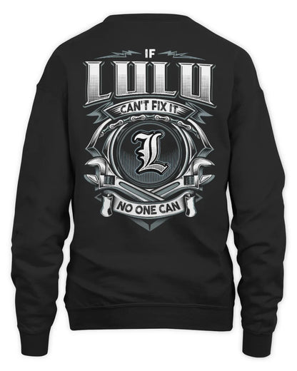 LULU AP81-K4-626 - Personalized Ahmed Quote Apparel “If Ahmed Can't Fix It, No One Can” - Unisex Sweatshirt - Black