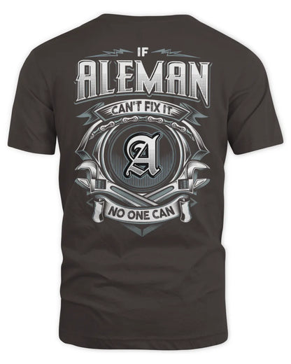 ALEMAN AP81-K4-626 - Personalized Ahmed Quote Apparel “If Ahmed Can't Fix It, No One Can” - Unisex Standard T-Shirt - Dark Chocolate