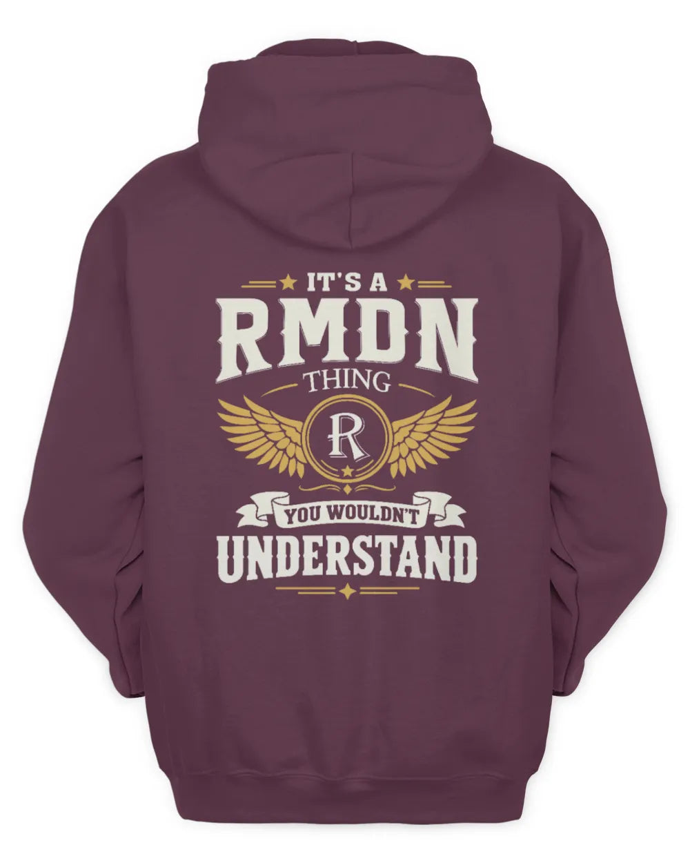 RMDN KT06-M008 It’s a [NAME] Thing – You Wouldn’t Understand | Personalized Vintage T-Shirt - Unisex Hoodie - Maroon