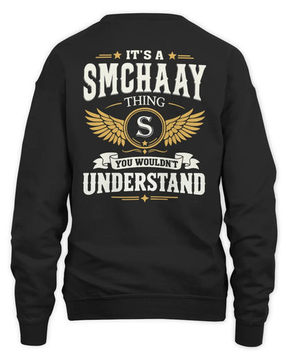 SMCHAAY KT06-M008 It’s a [NAME] Thing – You Wouldn’t Understand | Personalized Vintage T-Shirt - Unisex Sweatshirt - Black