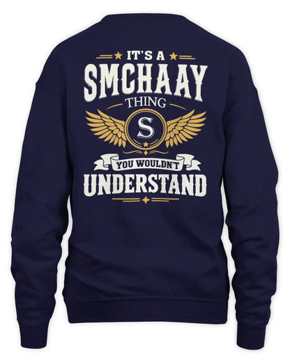 SMCHAAY KT06-M008 It’s a [NAME] Thing – You Wouldn’t Understand | Personalized Vintage T-Shirt - Unisex Sweatshirt - Navy