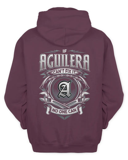 AGUILERA AP81-K4-626 - Personalized Ahmed Quote Apparel “If Ahmed Can't Fix It, No One Can” - Unisex Hoodie - Maroon