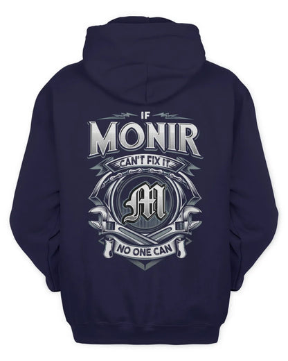 MONIR AP81-K4-626 - Personalized Ahmed Quote Apparel “If Ahmed Can't Fix It, No One Can” - Unisex Hoodie - Navy