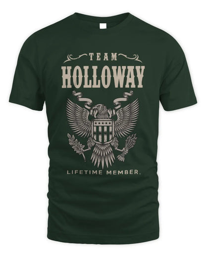 HOLLOWAY TP06-K82 – Personalized Classic Style Apparel “Team NAME Lifetime Member” - Unisex Standard T-Shirt - Forest Green