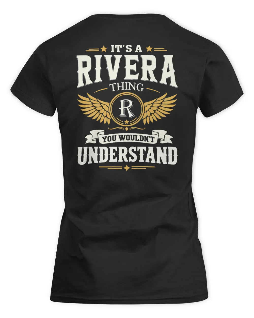 RIVERA KT06-M008 It’s a [NAME] Thing – You Wouldn’t Understand | Personalized Vintage T-Shirt - Women's Standard T-Shirt - Black