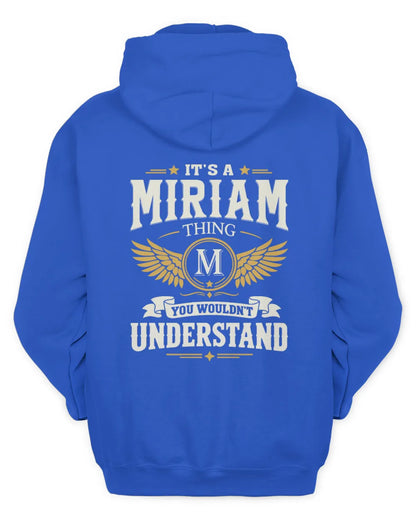 MIRIAM KT06-M008 It’s a [NAME] Thing – You Wouldn’t Understand | Personalized Vintage T-Shirt - Unisex Hoodie - Royal