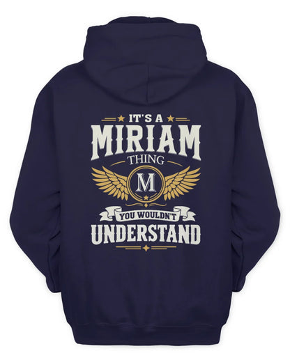 MIRIAM KT06-M008 It’s a [NAME] Thing – You Wouldn’t Understand | Personalized Vintage T-Shirt - Unisex Hoodie - Navy