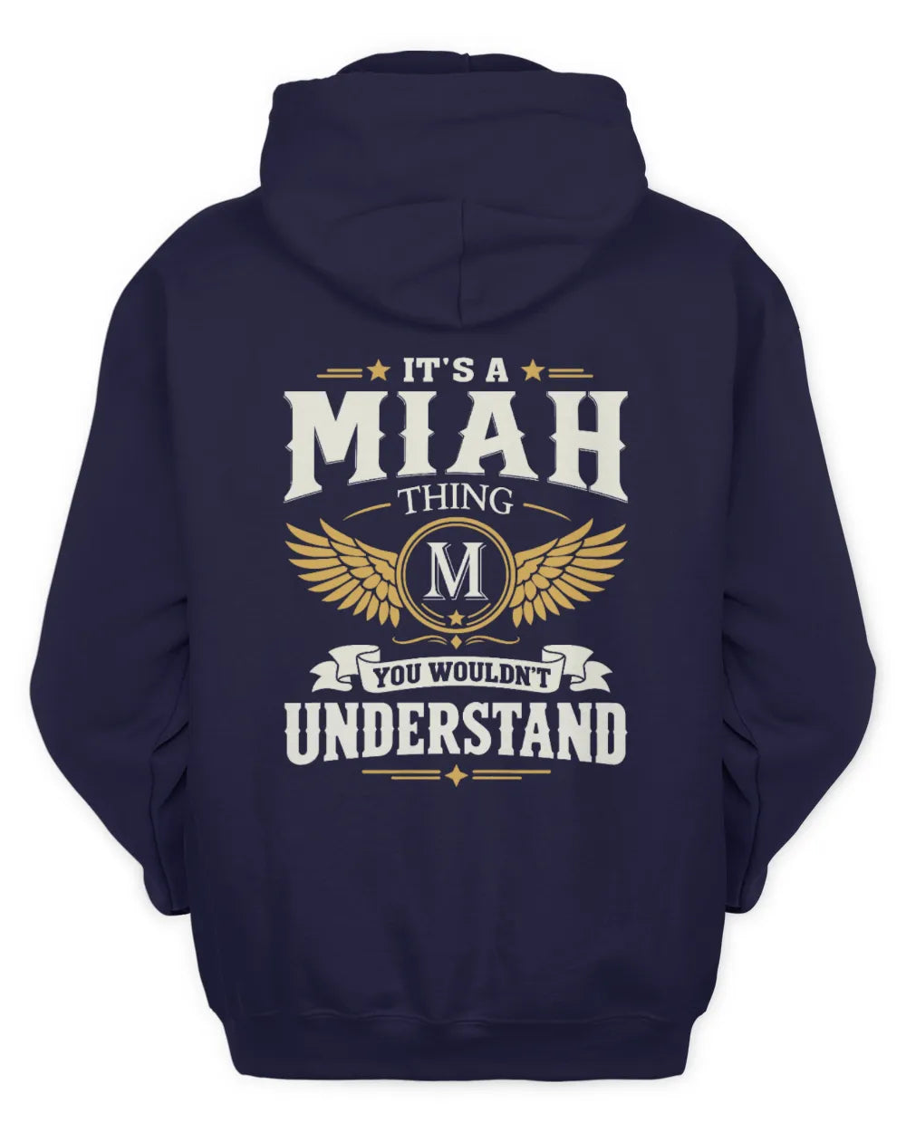 MIAH KT06-M008 It’s a [NAME] Thing – You Wouldn’t Understand | Personalized Vintage T-Shirt - Unisex Hoodie - Navy