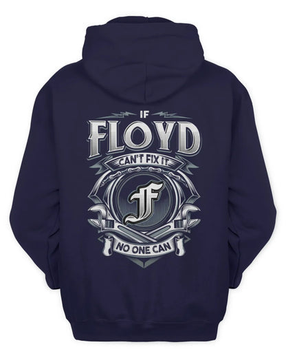 FLOYD AP81-K4-626 - Personalized Ahmed Quote Apparel “If Ahmed Can't Fix It, No One Can” - Unisex Hoodie - Navy