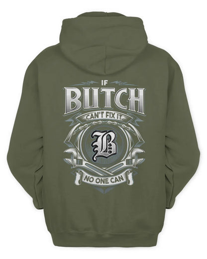BUTCH AP81-K4-626 - Personalized Ahmed Quote Apparel “If Ahmed Can't Fix It, No One Can” - Unisex Hoodie - Military Green
