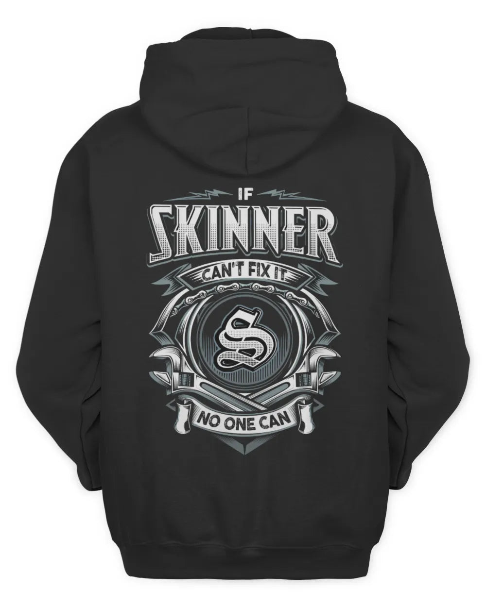 SKINNER AP81-K4-626 - Personalized Ahmed Quote Apparel “If Ahmed Can't Fix It, No One Can” - Unisex Hoodie - Black