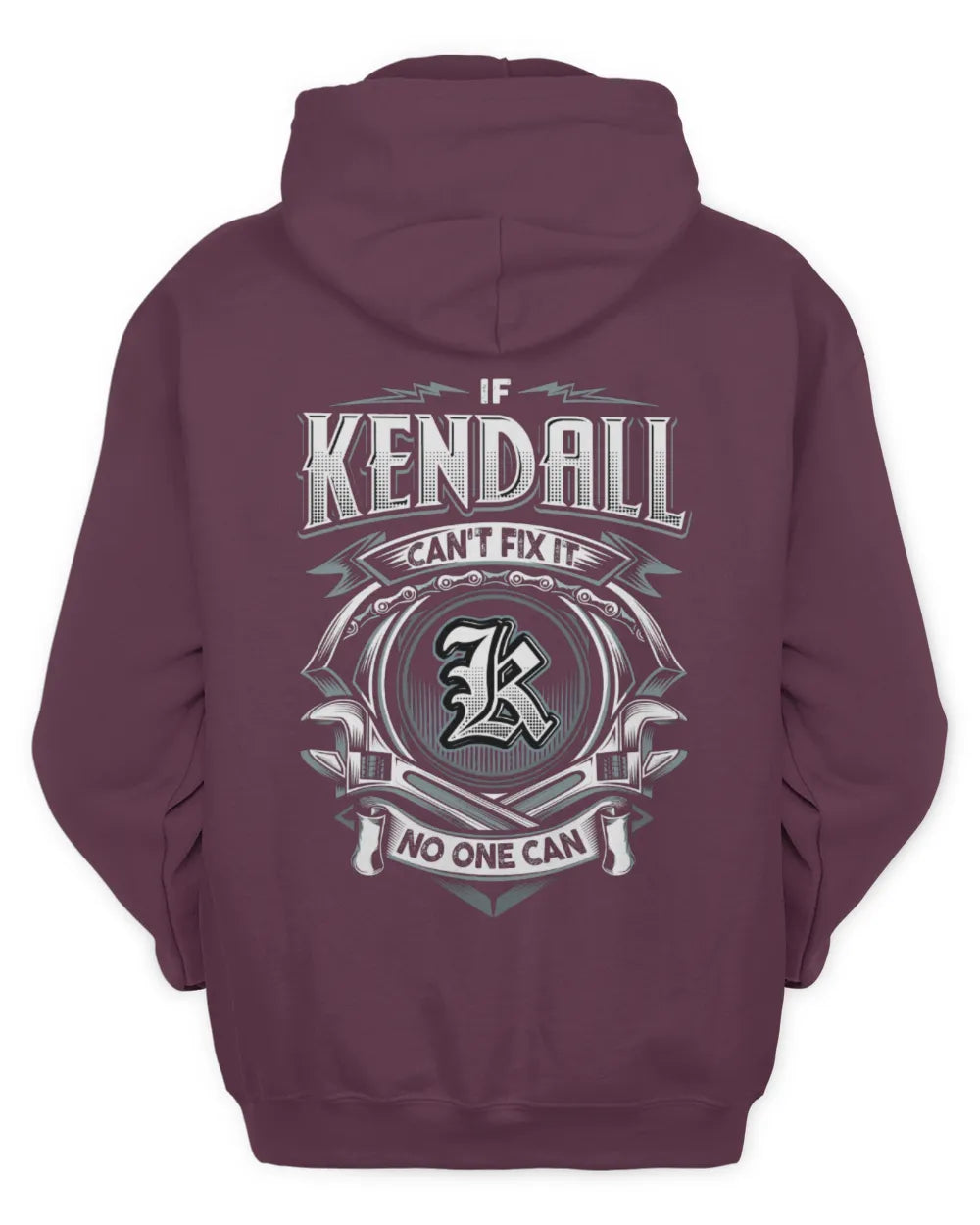 KENDALL AP81-K4-626 - Personalized Ahmed Quote Apparel “If Ahmed Can't Fix It, No One Can” - Unisex Hoodie - Maroon
