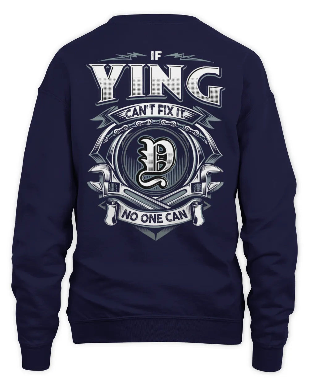 YING AP81-K4-626 - Personalized Ahmed Quote Apparel “If Ahmed Can't Fix It, No One Can” - Unisex Sweatshirt - Navy