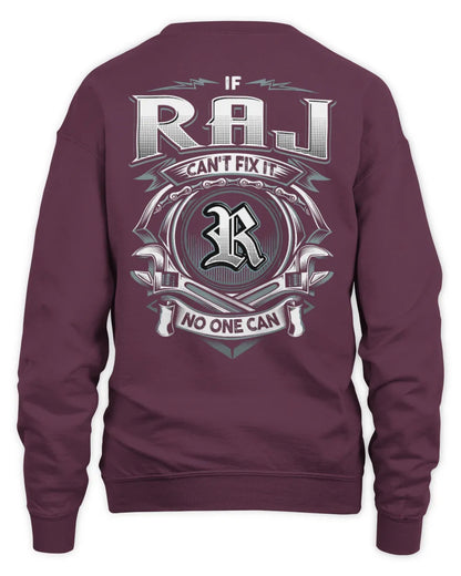 RAJ AP81-K4-626 - Personalized Ahmed Quote Apparel “If Ahmed Can't Fix It, No One Can” - Unisex Sweatshirt - Maroon
