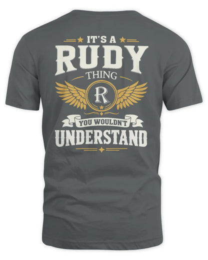 RUDY KT06-M008 It’s a [NAME] Thing – You Wouldn’t Understand | Personalized Vintage T-Shirt - Unisex Standard T-Shirt - Charcoal