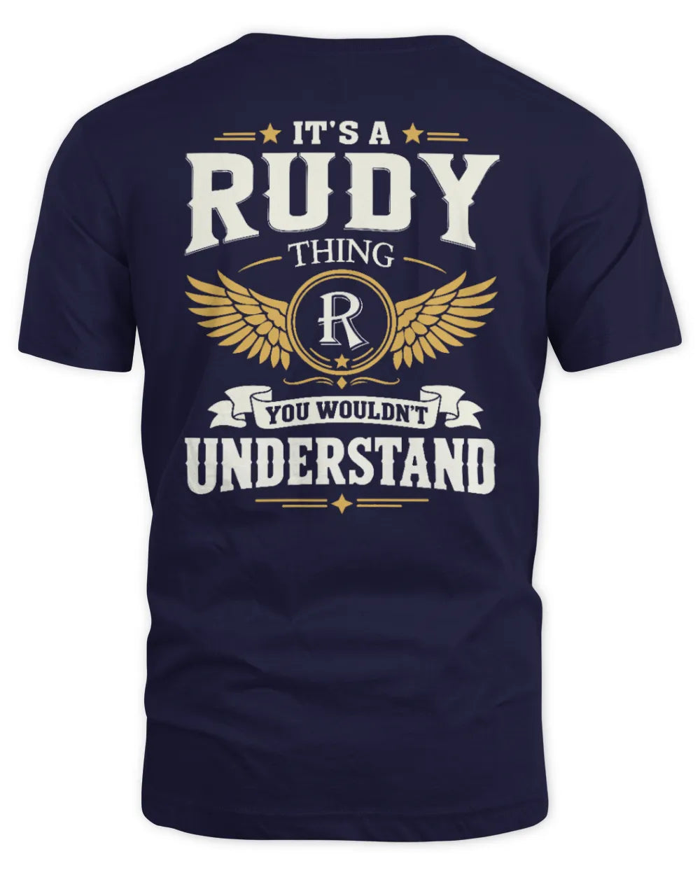 RUDY KT06-M008 It’s a [NAME] Thing – You Wouldn’t Understand | Personalized Vintage T-Shirt - Unisex Standard T-Shirt - Navy