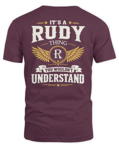 RUDY KT06-M008 It’s a [NAME] Thing – You Wouldn’t Understand | Personalized Vintage T-Shirt - Unisex Standard T-Shirt - Maroon