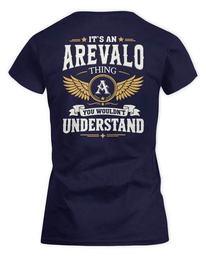 AREVALO KT06-M008 It’s a [NAME] Thing – You Wouldn’t Understand | Personalized Vintage T-Shirt - Women's Standard T-Shirt - Navy