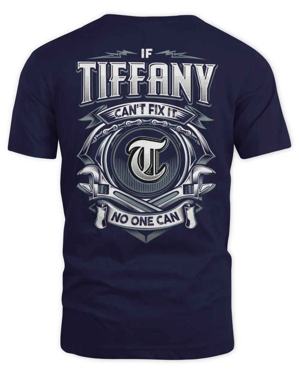 TIFFANY AP81-K4-626 - Personalized Ahmed Quote Apparel “If Ahmed Can't Fix It, No One Can” - Unisex Standard T-Shirt - Navy