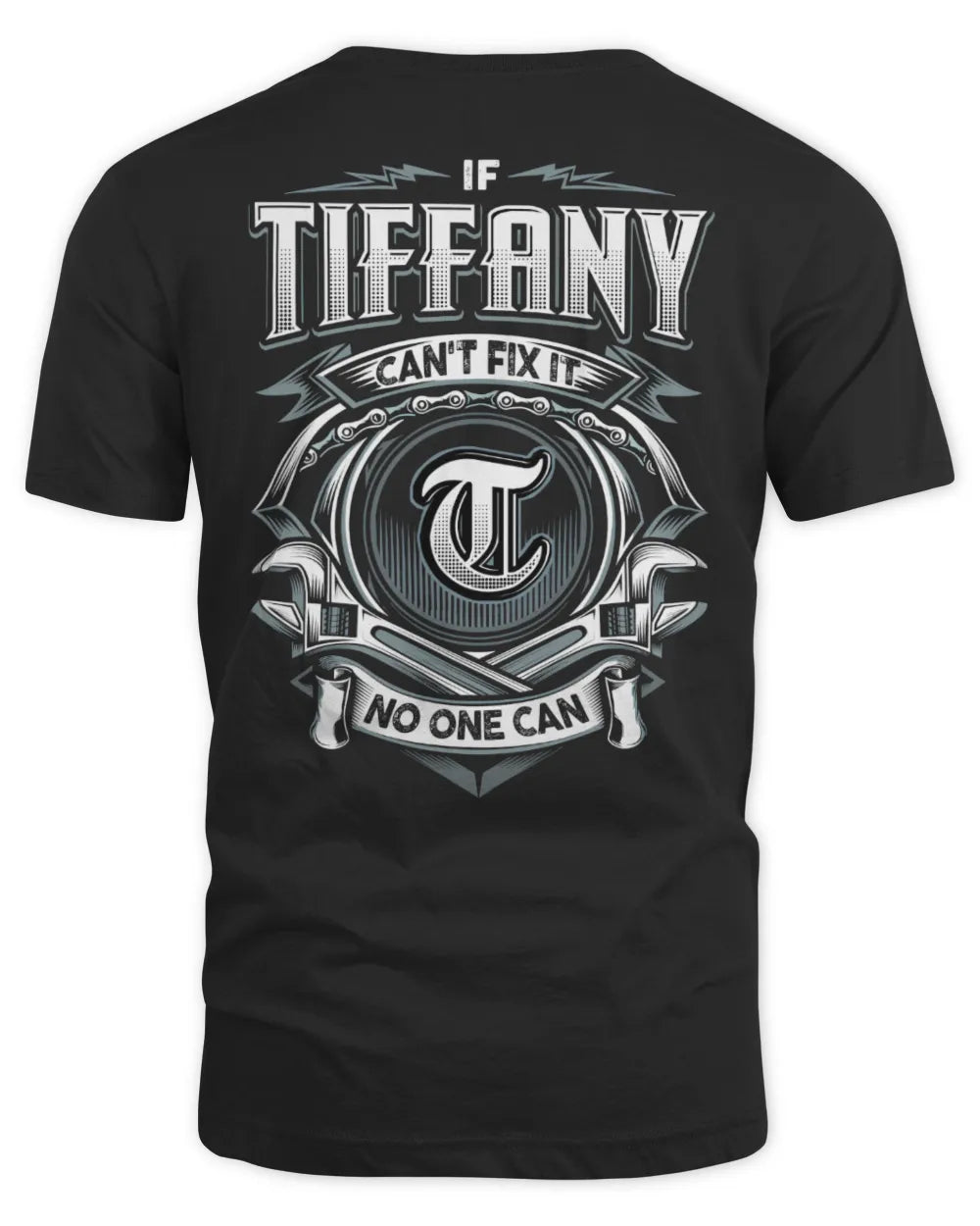 TIFFANY AP81-K4-626 - Personalized Ahmed Quote Apparel “If Ahmed Can't Fix It, No One Can” - Unisex Standard T-Shirt - Black