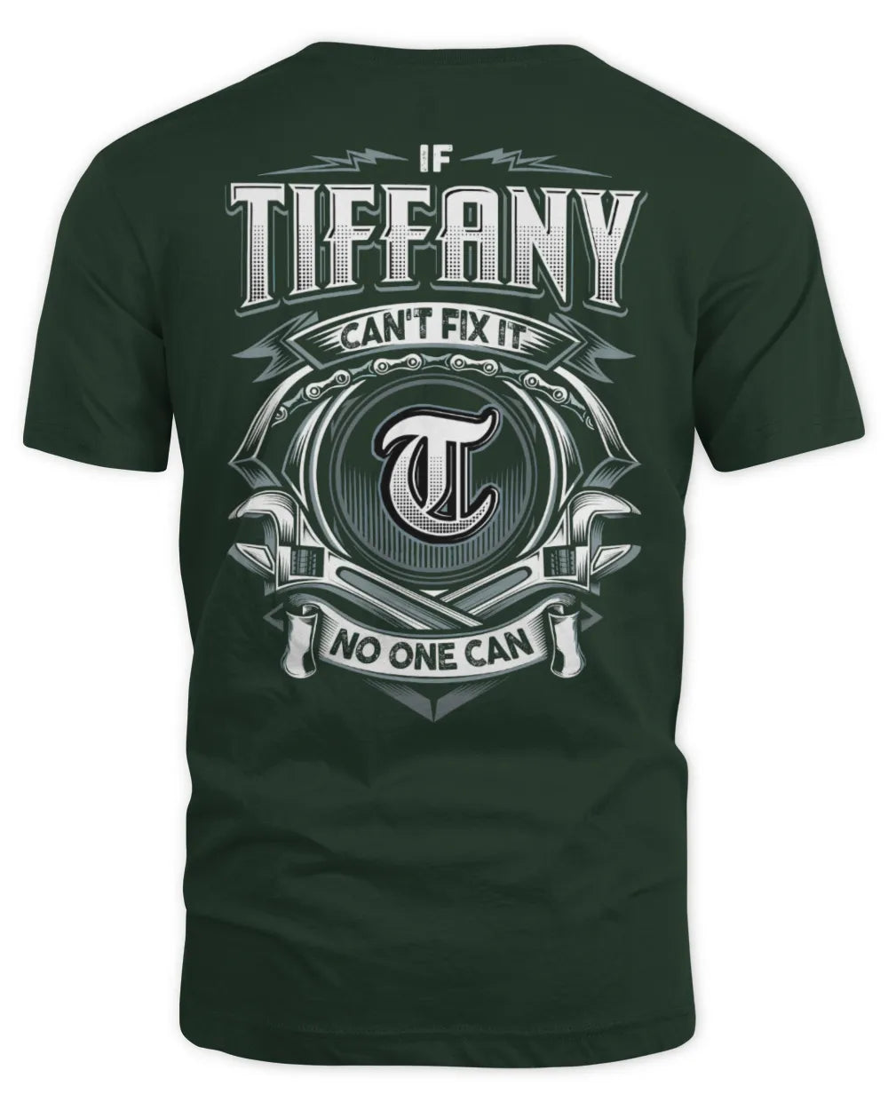 TIFFANY AP81-K4-626 - Personalized Ahmed Quote Apparel “If Ahmed Can't Fix It, No One Can” - Unisex Standard T-Shirt - Forest Green