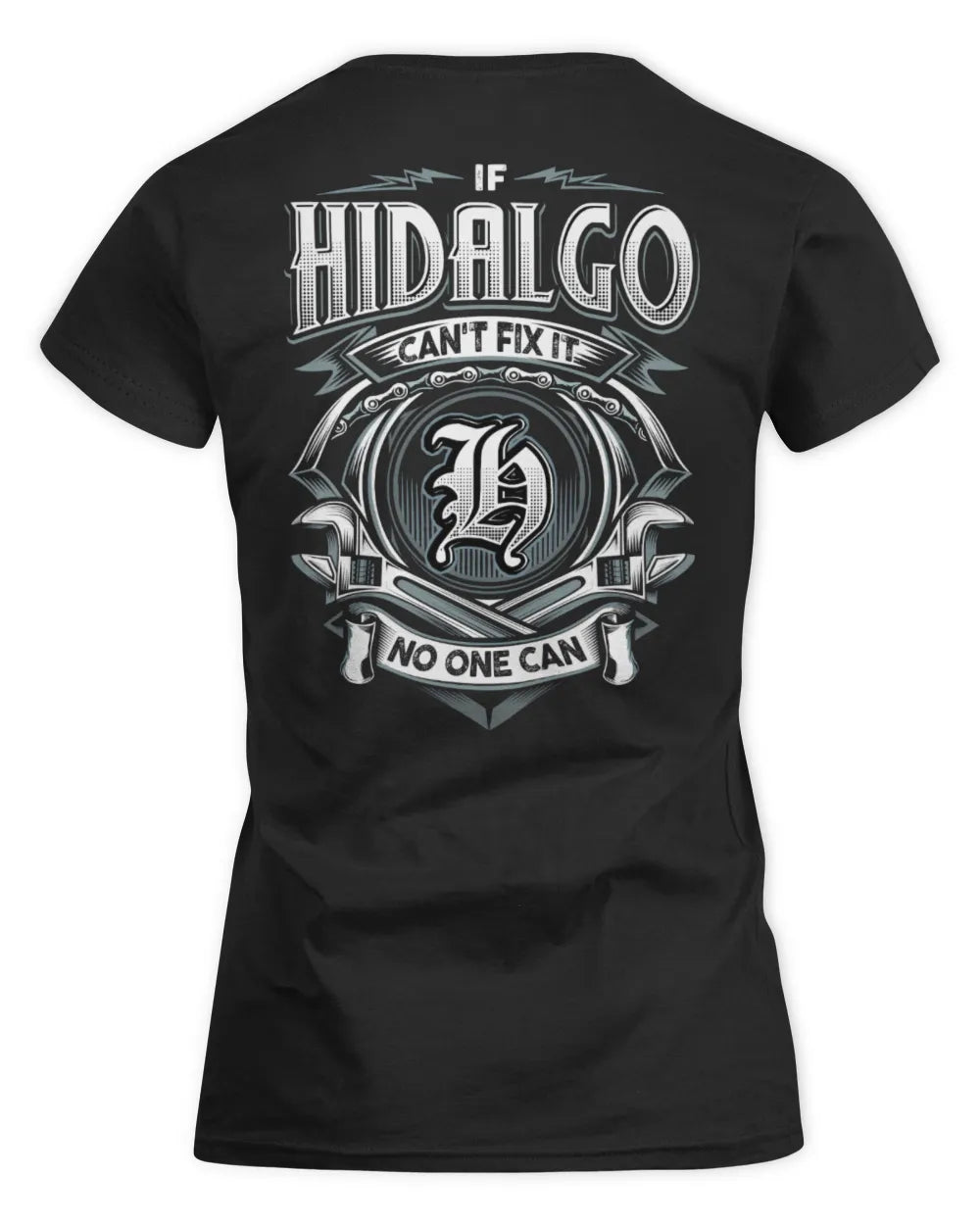 HIDALGO AP81-K4-626 - Personalized Ahmed Quote Apparel “If Ahmed Can't Fix It, No One Can” - Women's Standard T-Shirt - Black