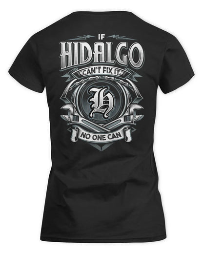 HIDALGO AP81-K4-626 - Personalized Ahmed Quote Apparel “If Ahmed Can't Fix It, No One Can” - Women's Standard T-Shirt - Black