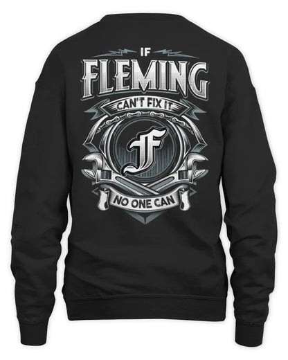 FLEMING AP81-K4-626 - Personalized Ahmed Quote Apparel “If Ahmed Can't Fix It, No One Can” - Unisex Sweatshirt - Black