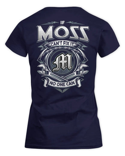 MOSS AP81-K4-626 - Personalized Ahmed Quote Apparel “If Ahmed Can't Fix It, No One Can” - Women's Standard T-Shirt - Navy