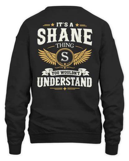 SHANE KT06-M008 It’s a [NAME] Thing – You Wouldn’t Understand | Personalized Vintage T-Shirt - Unisex Sweatshirt - Black
