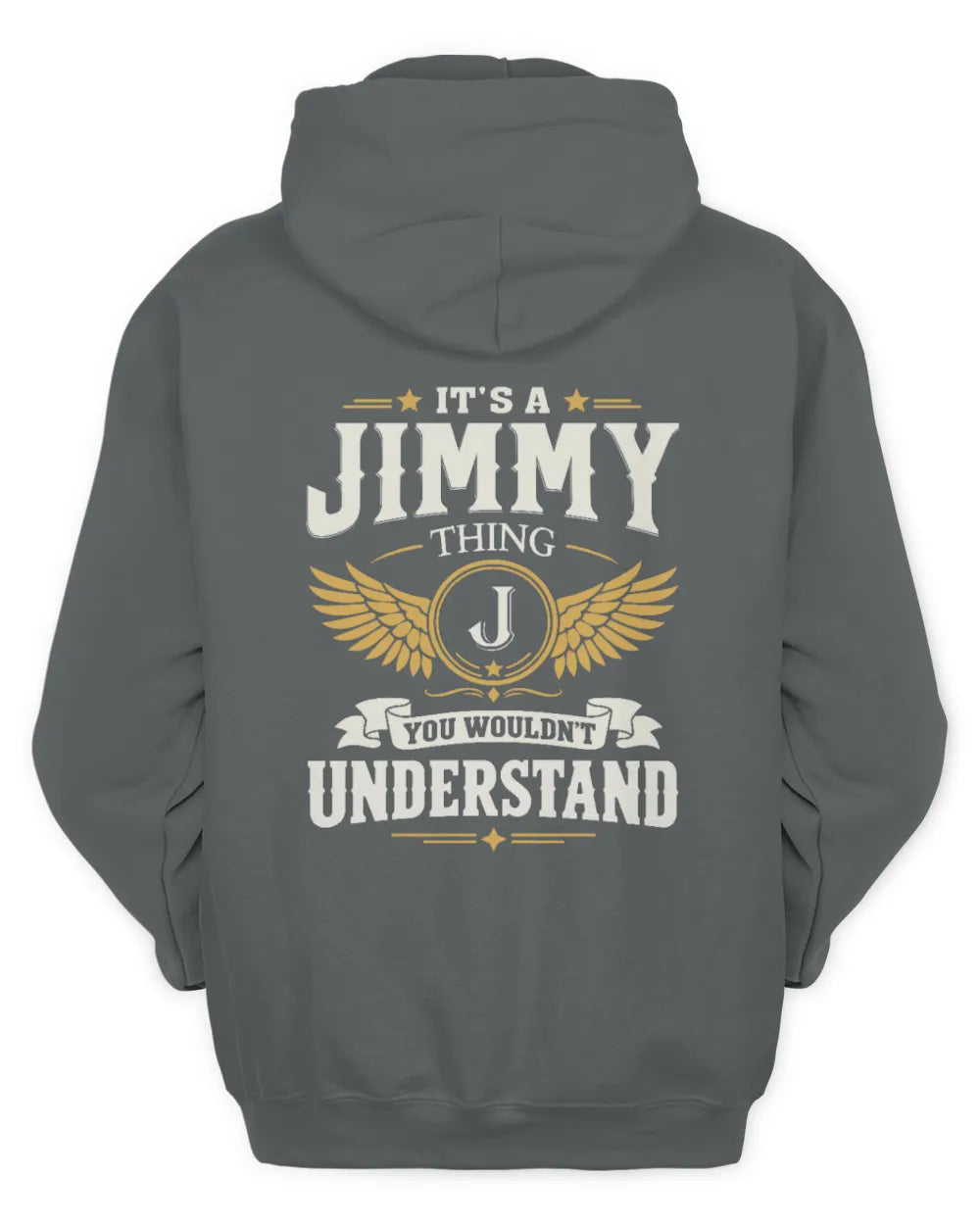 JIMMY KT06-M008 It’s a [NAME] Thing – You Wouldn’t Understand | Personalized Vintage T-Shirt - Unisex Hoodie - Charcoal