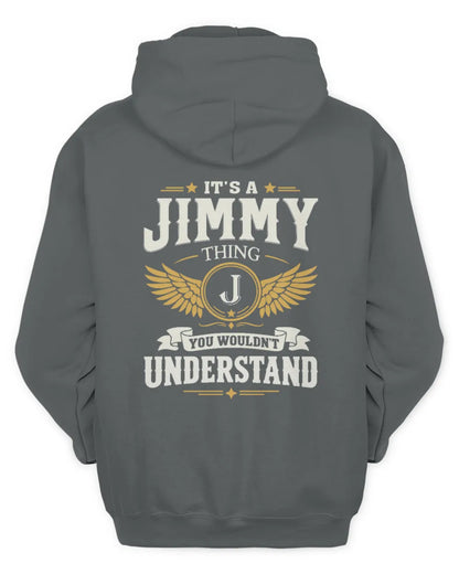 JIMMY KT06-M008 It’s a [NAME] Thing – You Wouldn’t Understand | Personalized Vintage T-Shirt - Unisex Hoodie - Charcoal