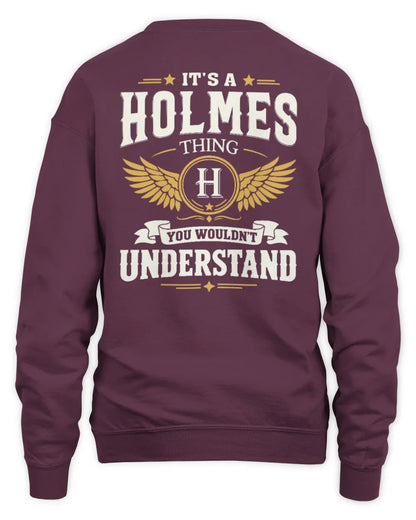 HOLMES KT06-M008 It’s a [NAME] Thing – You Wouldn’t Understand | Personalized Vintage T-Shirt - Unisex Sweatshirt - Maroon