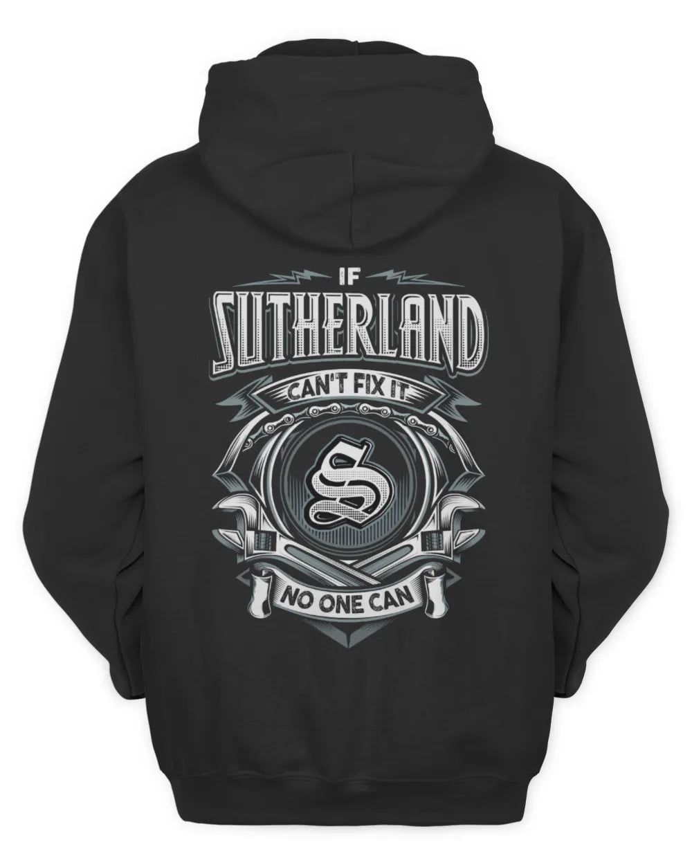 SUTHERLAND AP81-K4-626 - Personalized Ahmed Quote Apparel “If Ahmed Can't Fix It, No One Can” - Unisex Hoodie - Black