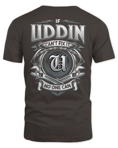 UDDIN AP81-K4-626 - Personalized Ahmed Quote Apparel “If Ahmed Can't Fix It, No One Can” - Unisex Standard T-Shirt - Dark Chocolate