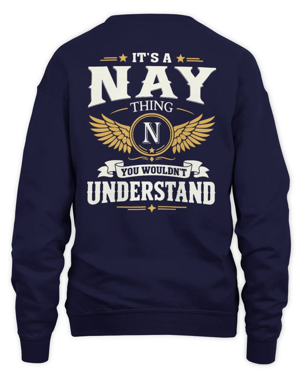 NAY KT06-M008 It’s a [NAME] Thing – You Wouldn’t Understand | Personalized Vintage T-Shirt - Unisex Sweatshirt - Navy