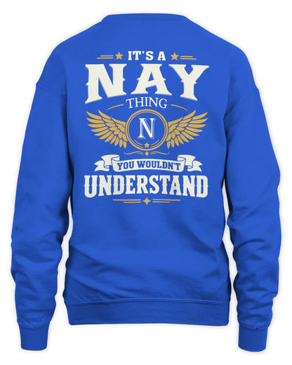 NAY KT06-M008 It’s a [NAME] Thing – You Wouldn’t Understand | Personalized Vintage T-Shirt - Unisex Sweatshirt - Royal