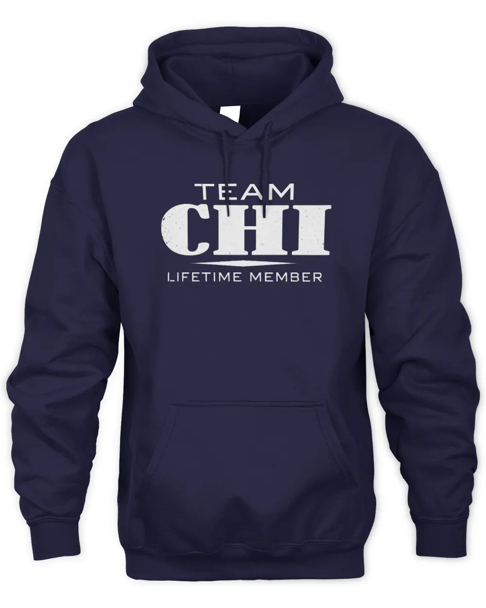 CHI BL62-K4-128 - Personalized “Team NAME Lifetime Member” - Unisex Hoodie - Navy