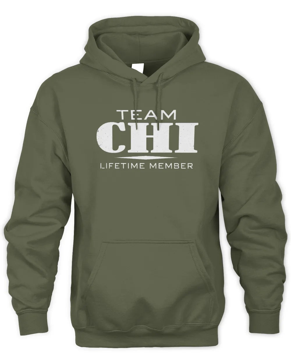 CHI BL62-K4-128 - Personalized “Team NAME Lifetime Member” - Unisex Hoodie - Military Green