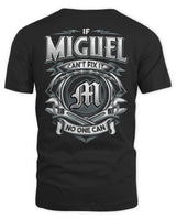 MIGUEL AP81-K4-626 - Personalized Ahmed Quote Apparel “If Ahmed Can't Fix It, No One Can” - Unisex Standard T-Shirt - Black