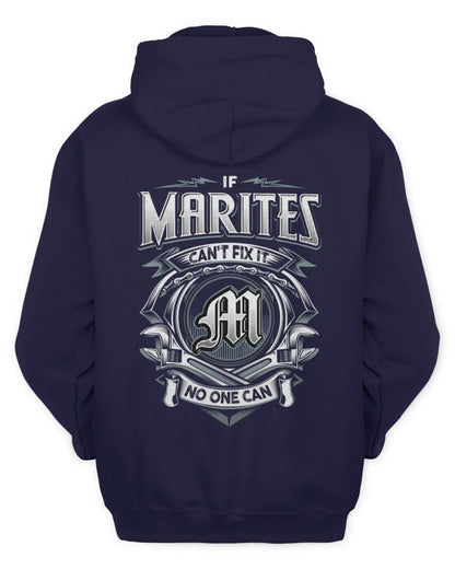 MARITES AP81-K4-626 - Personalized Ahmed Quote Apparel “If Ahmed Can't Fix It, No One Can” - Unisex Hoodie - Navy