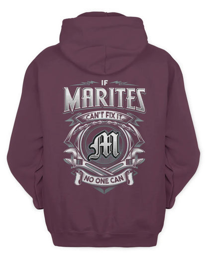 MARITES AP81-K4-626 - Personalized Ahmed Quote Apparel “If Ahmed Can't Fix It, No One Can” - Unisex Hoodie - Maroon