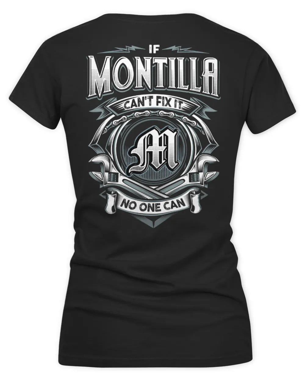 MONTILLA AP81-K4-626 - Personalized Ahmed Quote Apparel “If Ahmed Can't Fix It, No One Can” - Women's V-Neck T-Shirt - Black
