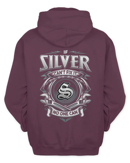 SILVER AP81-K4-626 - Personalized Ahmed Quote Apparel “If Ahmed Can't Fix It, No One Can” - Unisex Hoodie - Maroon