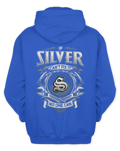 SILVER AP81-K4-626 - Personalized Ahmed Quote Apparel “If Ahmed Can't Fix It, No One Can” - Unisex Hoodie - Royal