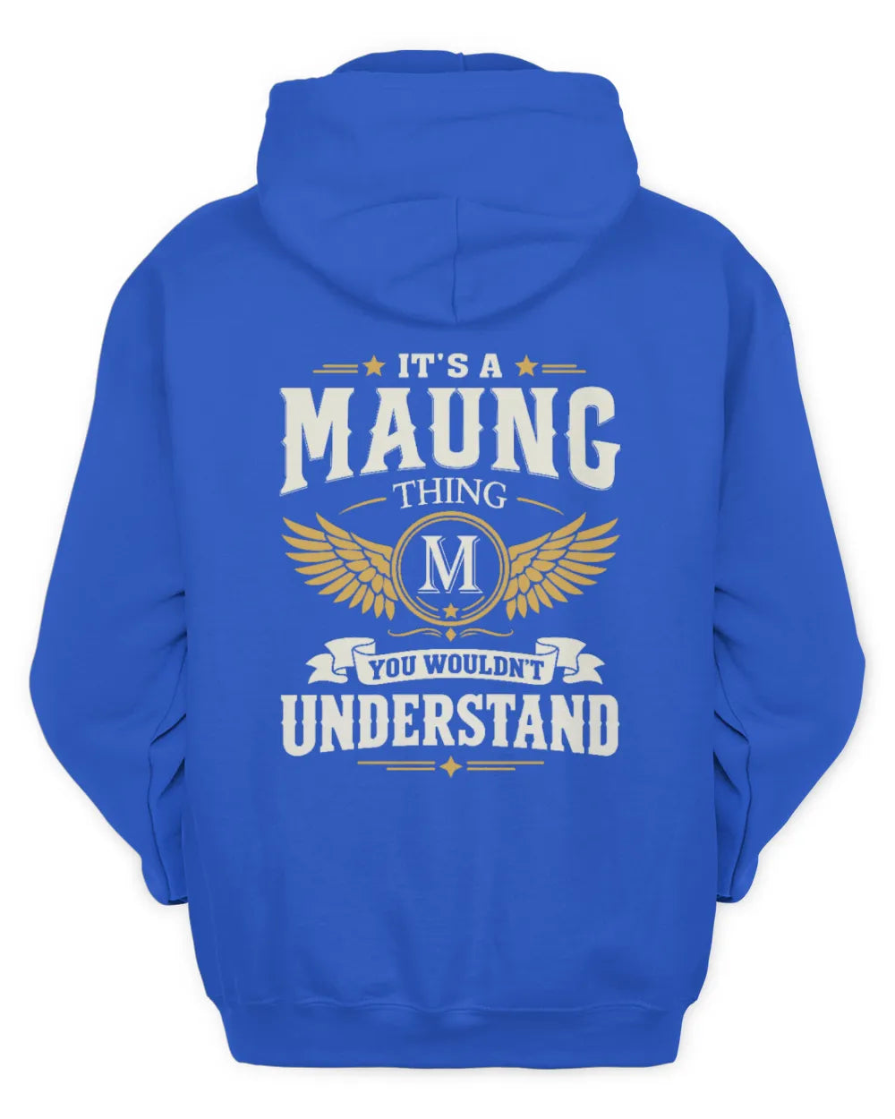 MAUNG KT06-M008 It’s a [NAME] Thing – You Wouldn’t Understand | Personalized Vintage T-Shirt - Unisex Hoodie - Royal