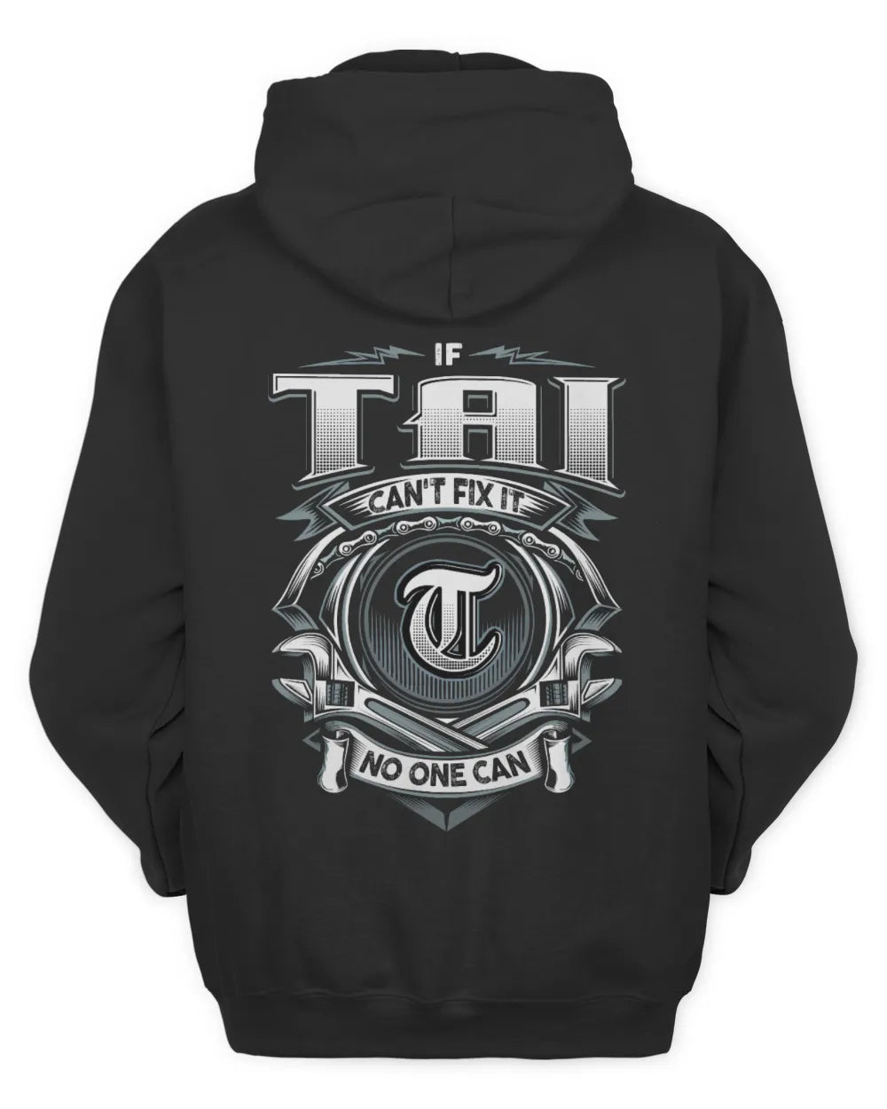 TAI AP81-K4-626 - Personalized Ahmed Quote Apparel “If Ahmed Can't Fix It, No One Can” - Unisex Hoodie - Black