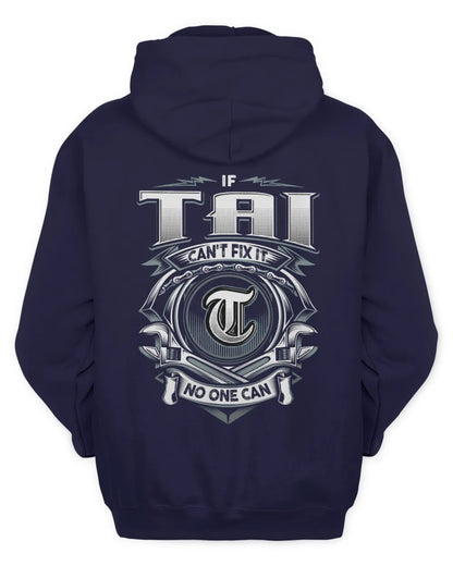 TAI AP81-K4-626 - Personalized Ahmed Quote Apparel “If Ahmed Can't Fix It, No One Can” - Unisex Hoodie - Navy